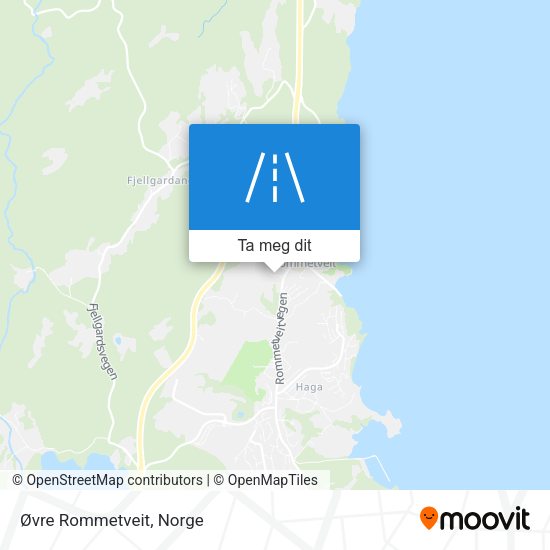 Øvre Rommetveit kart