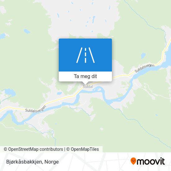 Bjørkåsbakkjen kart