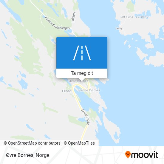 Øvre Børnes kart