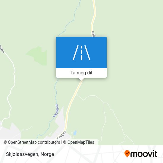 Skjølaasvegen kart