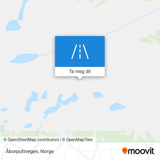 Åborputtvegen kart