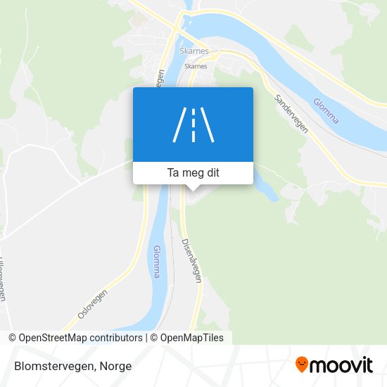 Blomstervegen kart