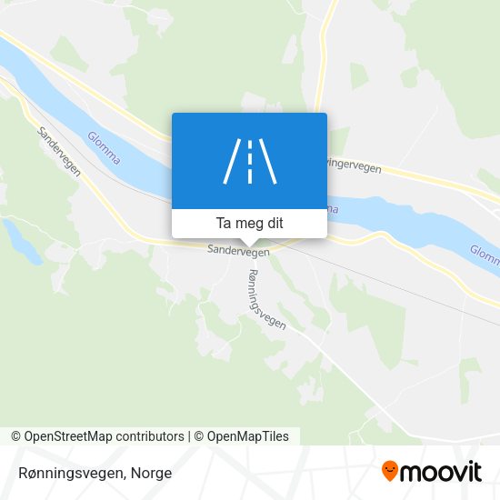 Rønningsvegen kart