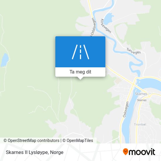 Skarnes Il Lysløype kart