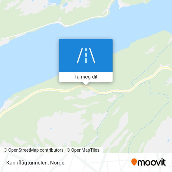 Kannflågtunnelen kart