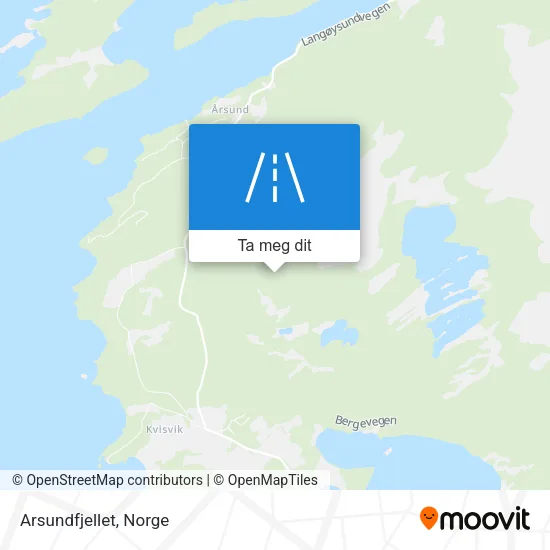 Arsundfjellet kart