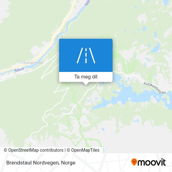 Brendstaul Nordvegen kart
