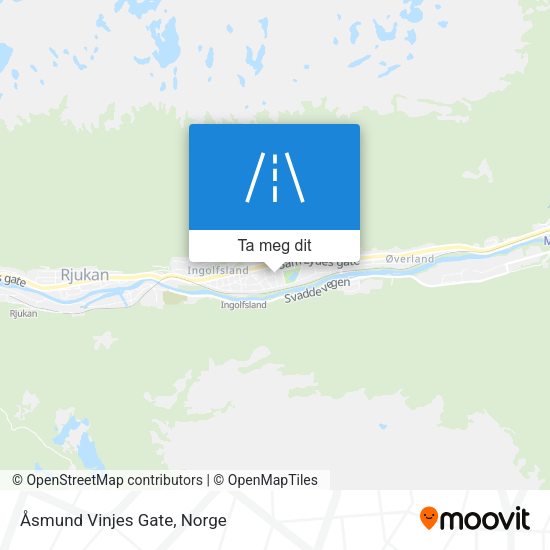 Åsmund Vinjes Gate kart