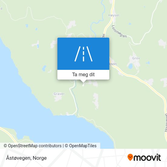 Åstøvegen kart