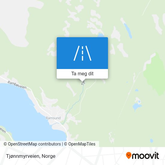 Tjønnmyrveien kart