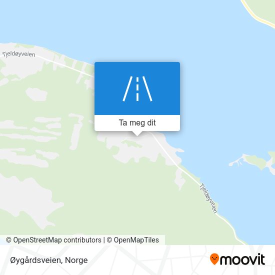 Øygårdsveien kart