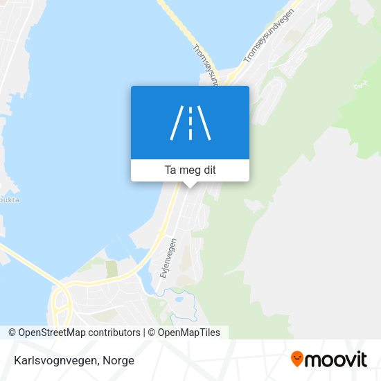 Karlsvognvegen kart