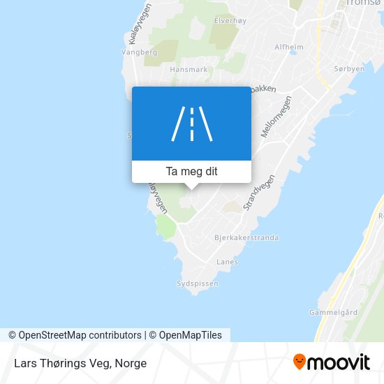 Lars Thørings Veg kart