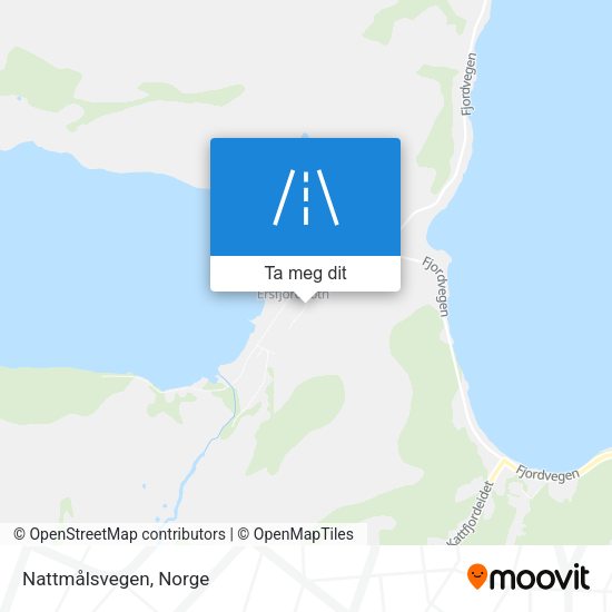 Nattmålsvegen kart