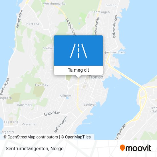 Sentrumstangenten kart