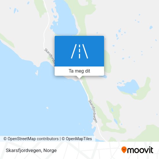 Skarsfjordvegen kart