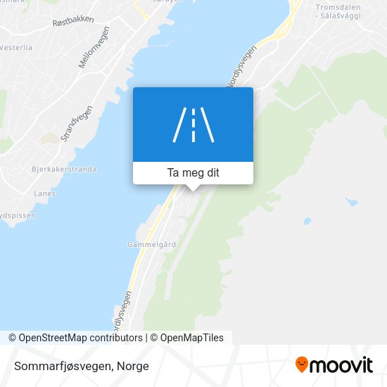 Sommarfjøsvegen kart