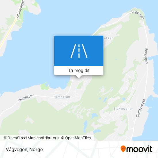 Vågvegen kart