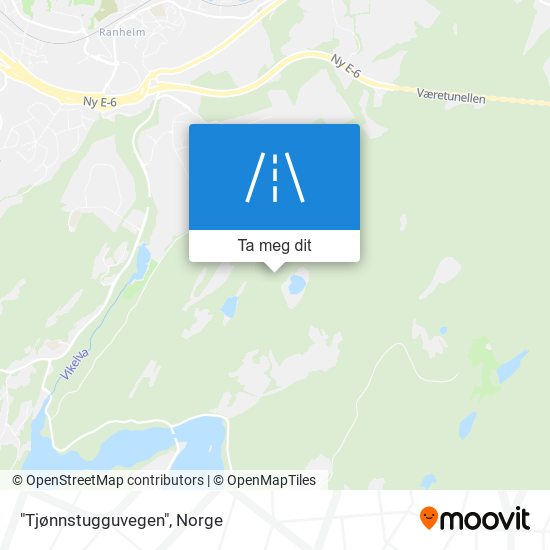 "Tjønnstugguvegen" kart