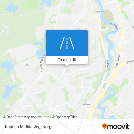 Kaptein Mitlids Veg kart