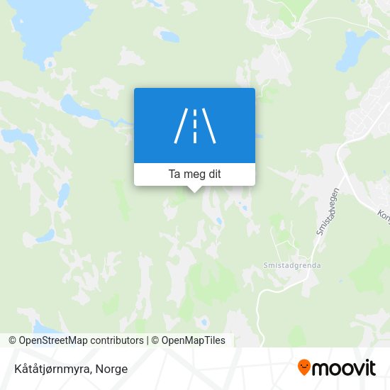 Kåtåtjørnmyra kart