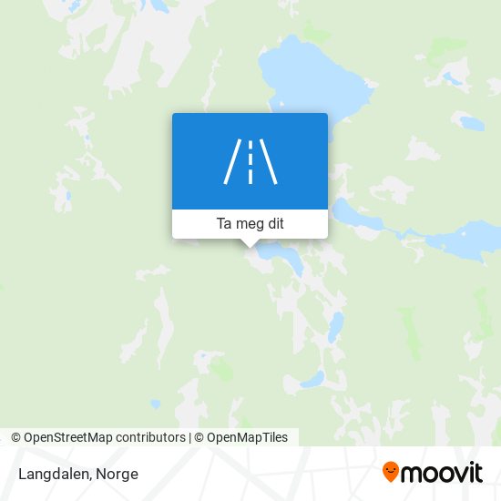 Langdalen kart