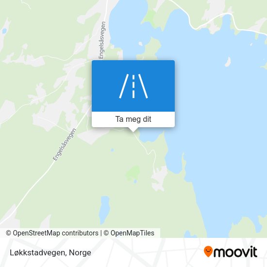 Løkkstadvegen kart