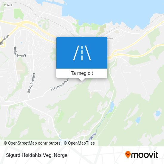Sigurd Høidahls Veg kart