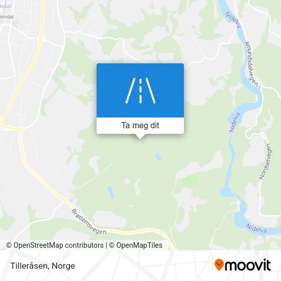 Tilleråsen kart
