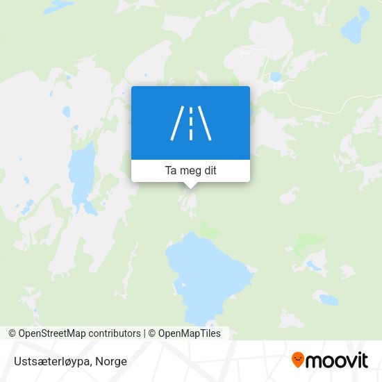 Ustsæterløypa kart