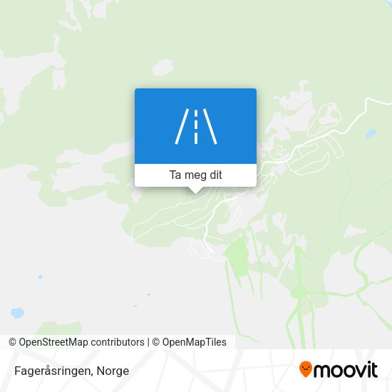 Fageråsringen kart