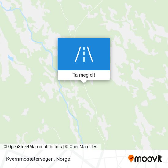 Kvernmosætervegen kart