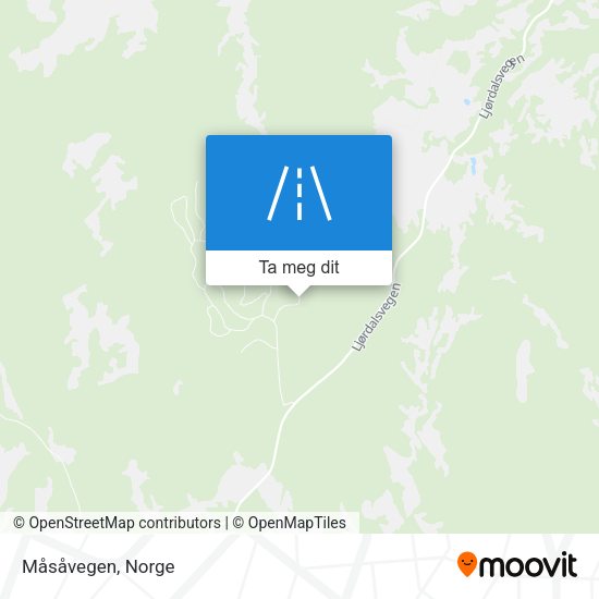 Måsåvegen kart