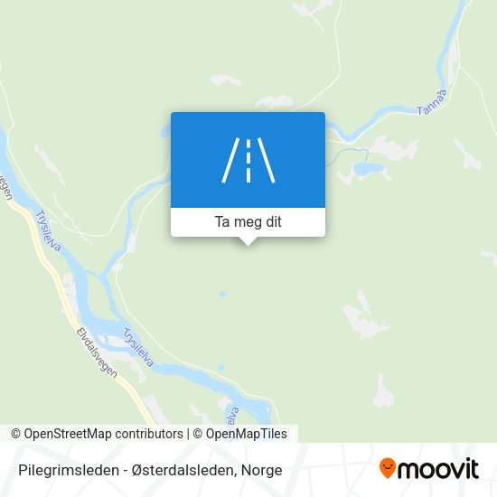 Pilegrimsleden - Østerdalsleden kart
