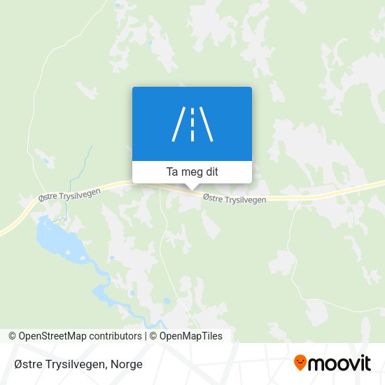 Østre Trysilvegen kart