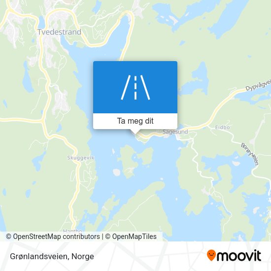 Grønlandsveien kart