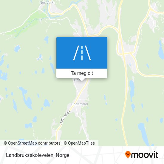 Landbruksskoleveien kart