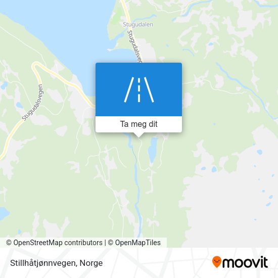 Stillhåtjønnvegen kart
