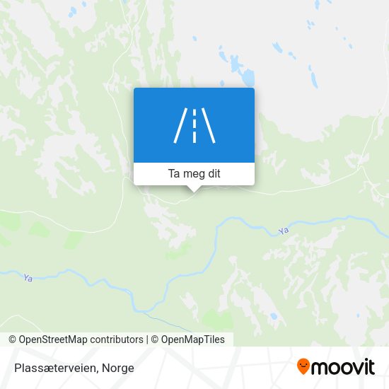 Plassæterveien kart