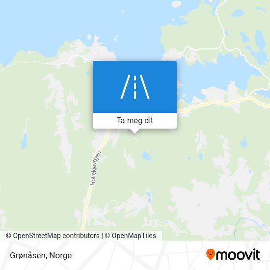 Grønåsen kart