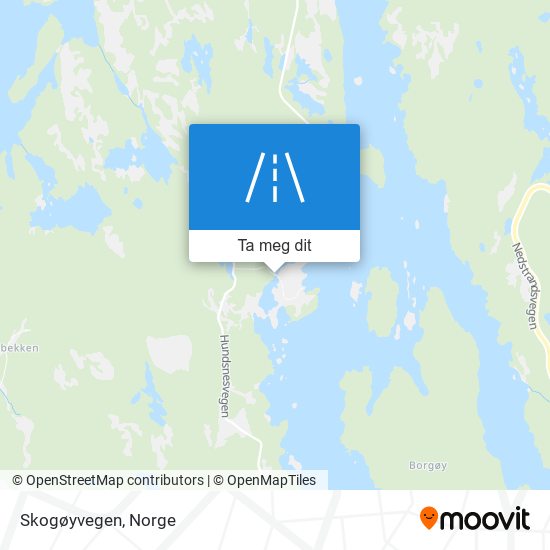 Skogøyvegen kart