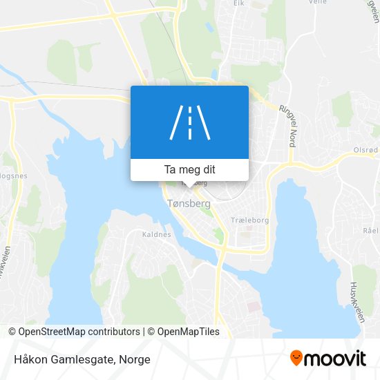 Håkon Gamlesgate kart