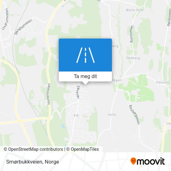 Smørbukkveien kart