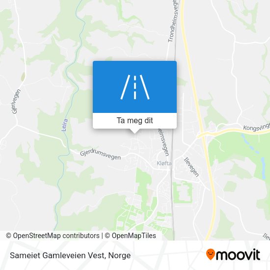 Sameiet Gamleveien Vest kart