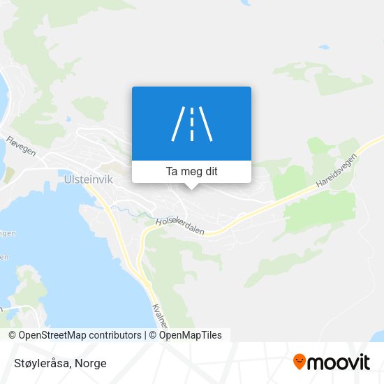 Støyleråsa kart