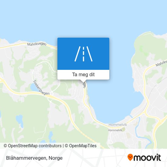 Blåhammervegen kart