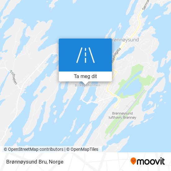 Brønnøysund Bru kart