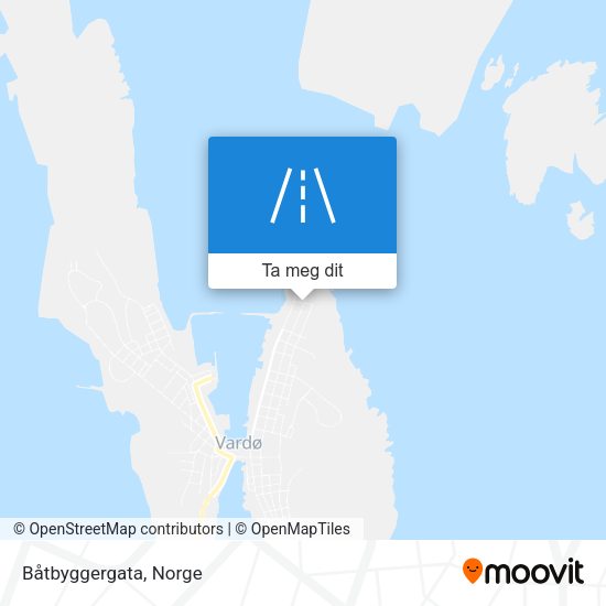 Båtbyggergata kart