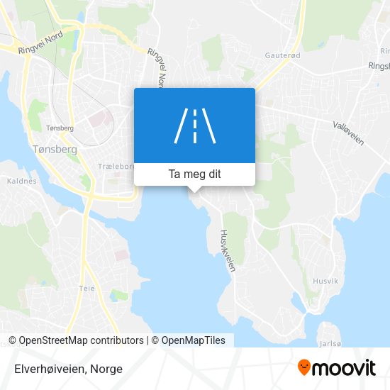 Elverhøiveien kart