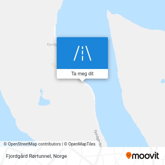 Fjordgård Rørtunnel kart